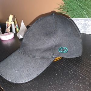 Black Gucci Hat 100% Authentic